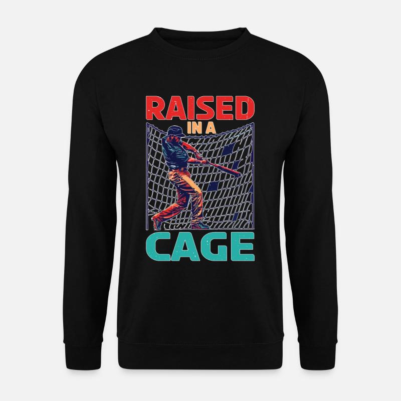 Raised In A Cage 26 - Unisex Sweatshirt - black