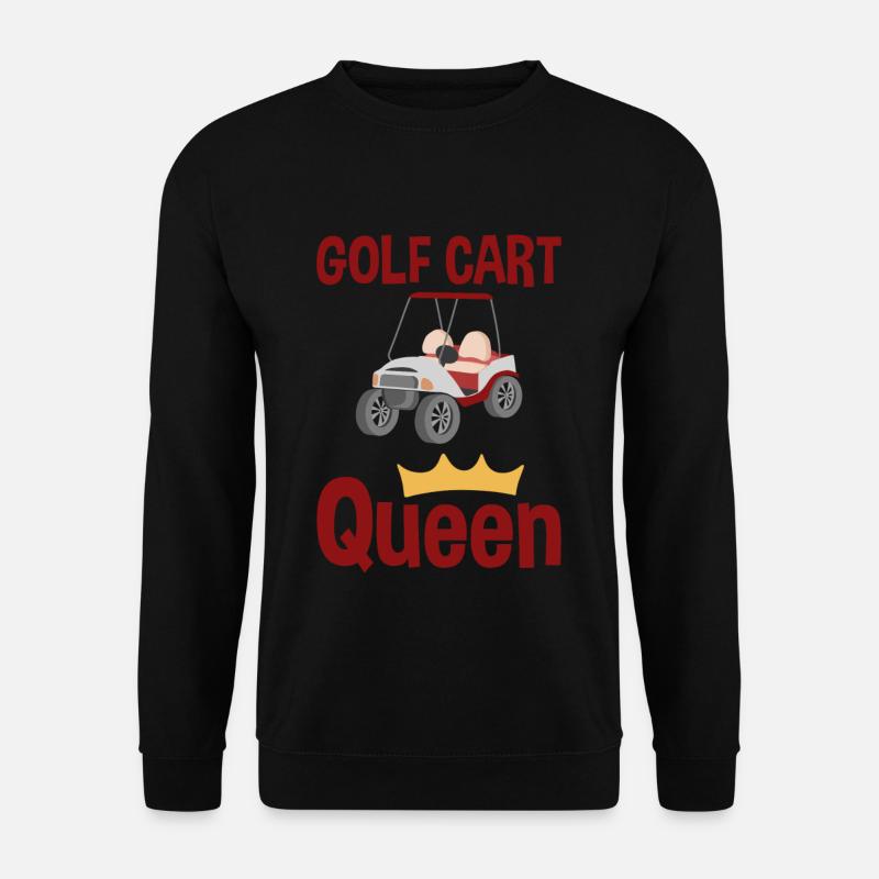 Voiturette de golf Queen 2 - Sweat-shirt Unisexe - noir