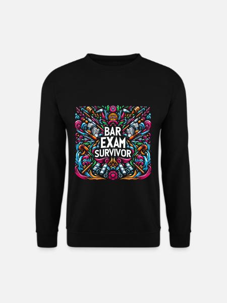 Bar Exam Survivor 19 - Unisex Sweatshirt - black