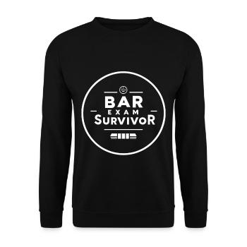 Bar Exam Survivor 16 - Unisex Sweatshirt - black - Front - Alina (178cm) & Michal (187cm)