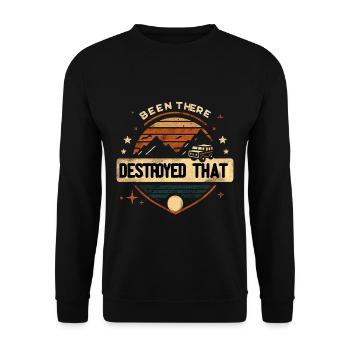 Been There Destroyed That 16 - Unisex Pullover - Schwarz - Vorne - Alina (178cm) & Michal (187cm)