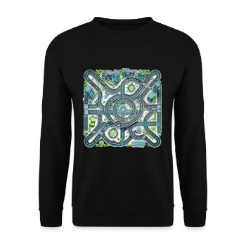 Car Play Mate - Children Give Parent A Massage 4 - Unisex Pullover - Schwarz - Vorne - Alina (178cm) & Michal (187cm)