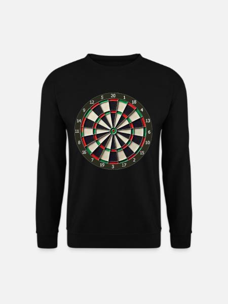 Portable Dart Board - Play Dart Instatly - Unisex Pullover - Schwarz