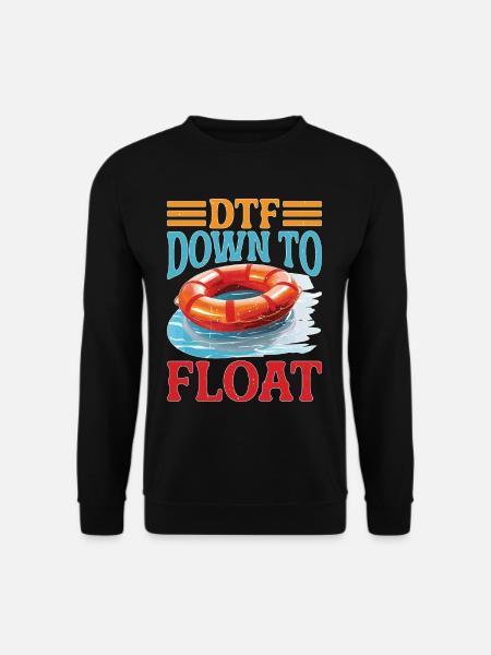 DTF Down To Float - Sweat-shirt Unisexe - noir
