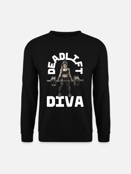 Deadlift Diva 9 - Unisex Pullover - Schwarz