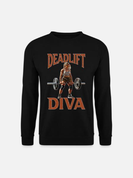 Deadlift Diva 10 - Unisex Pullover - Schwarz