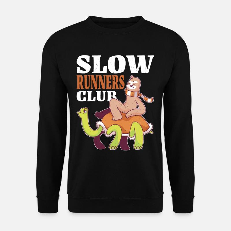 Slow Runners Club 12 - Unisex Pullover - Schwarz