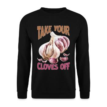 Take Your Cloves Off 2 - Unisex Pullover - Schwarz - Vorne - Alina (178cm) & Michal (187cm)