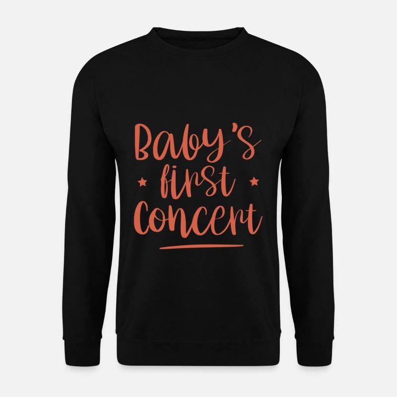Baby's First Concert - Unisex Pullover - Schwarz