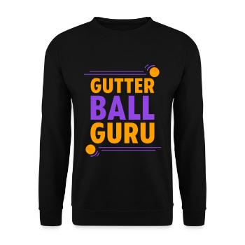 Gutter Ball Guru 3 - Unisex Pullover - Schwarz - Vorne - Alina (178cm) & Michal (187cm)