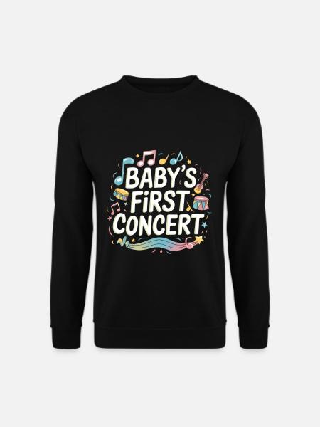 Baby's First Concert 4 - Unisex Pullover - Schwarz