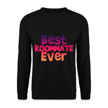Meilleur colocataire de tous les temps 4 - Sweat-shirt Unisexe - noir - Devant - Alina (178cm) & Michal (187cm)