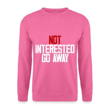 Pas intéressé Aller 3 - Sweat-shirt Unisexe - rose - Devant