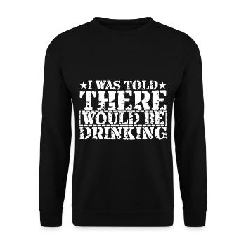 On m’a dit qu’il y aurait 22 - Sweat-shirt Unisexe - noir - Devant - Alina (178cm) & Michal (187cm)