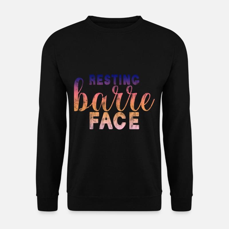 Resting Barre Face 3 - Unisex Pullover - Schwarz