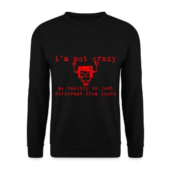 Ma réalité est juste différente de la vôtre 7 - Sweat-shirt Unisexe - noir - Devant - Alina (178cm) & Michal (187cm)