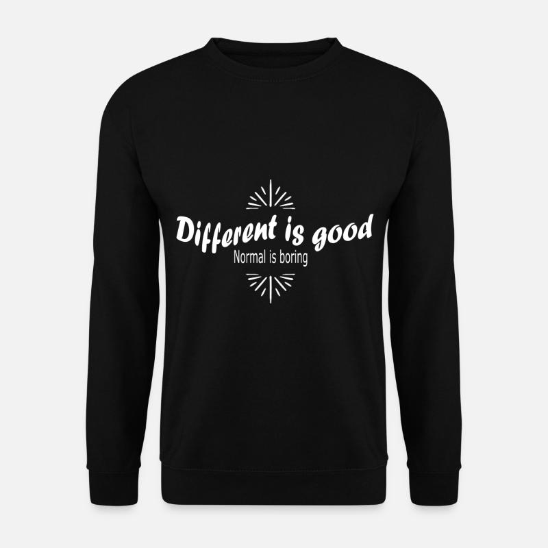 normal is boring - Unisex Sweatshirt - black