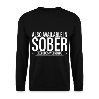 Aussi disponible en Sobre, exclus Week-ends 4 - Sweat-shirt Unisexe - noir - Devant - Alina (178cm) & Michal (187cm)