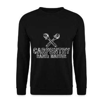 Rang de charpenterie Maître 4 - Sweat-shirt Unisexe - noir - Devant - Alina (178cm) & Michal (187cm)