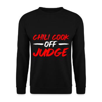 Chili Cook Off Judge 21 - Unisex Sweatshirt - black - Front - Alina (178cm) & Michal (187cm)