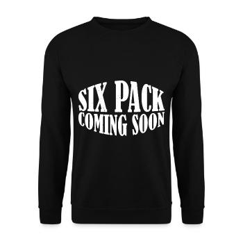 Six Pack bientôt disponible 57 - Sweat-shirt Unisexe - noir - Devant - Alina (178cm) & Michal (187cm)