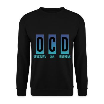 Obsessive Car Disorder 2 - Unisex Sweatshirt - black - Front - Alina (178cm) & Michal (187cm)