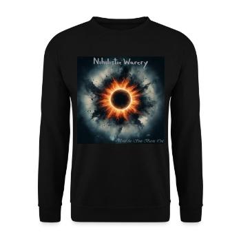 NW - Until the Sun Burns Out - Unisex Sweatshirt - black - Front - Alina (178cm) & Michal (187cm)