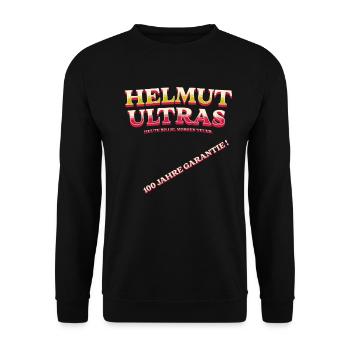 Malle Helmut - Unisex Pullover - Schwarz - Vorne - Alina (178cm) & Michal (187cm)