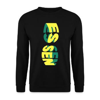 Food Germany City Skyline Police Colorful - Sweat-shirt Unisexe - noir - Devant - Alina (178cm) & Michal (187cm)