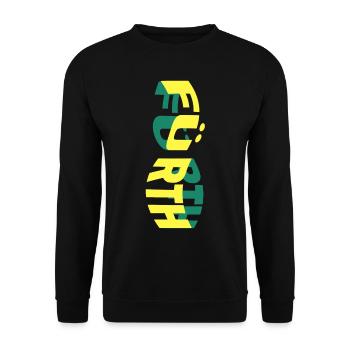 Fürth Allemagne Ville Skyline Police Colorée - Sweat-shirt Unisexe - noir - Devant - Alina (178cm) & Michal (187cm)