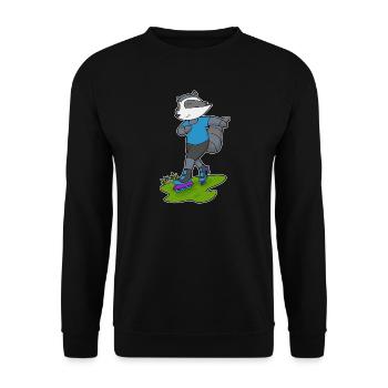 Patins en ligne Raccoon Patins en ligne - Sweat-shirt Unisexe - noir - Devant - Alina (178cm) & Michal (187cm)