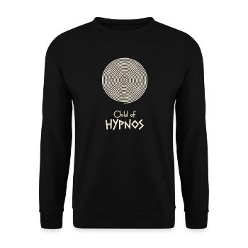 Child of Hypnos – Percy Jackson inspired design - Unisex Sweatshirt - black - Front - Alina (178cm) & Michal (187cm)
