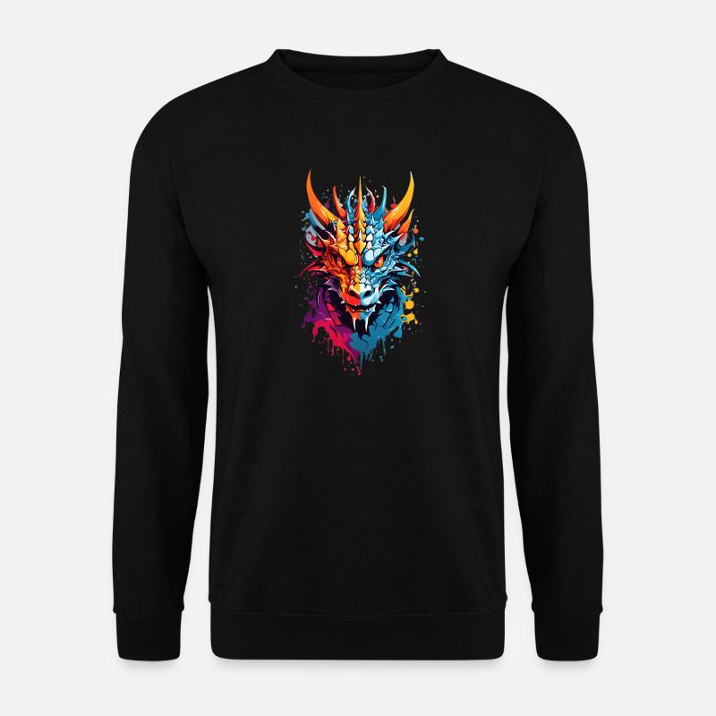 Cool Dragon - Unisex Sweatshirt - black