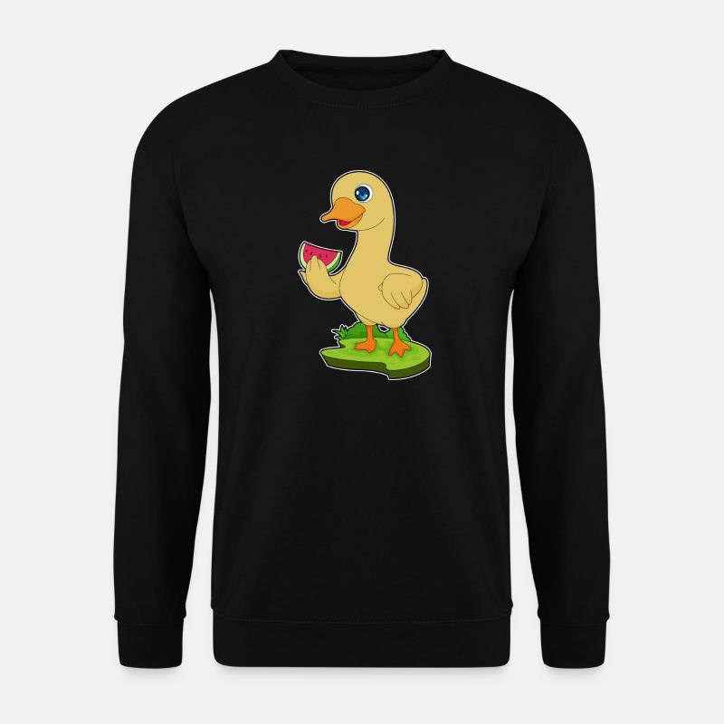 Canard Pastèque - Sweat-shirt Unisexe - noir