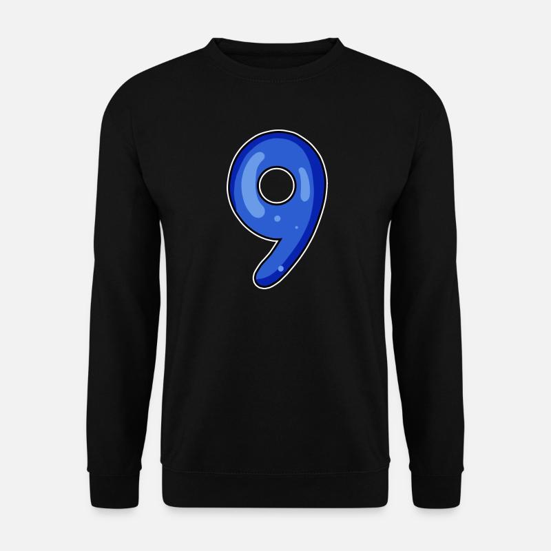 9 - Unisex Sweatshirt - black