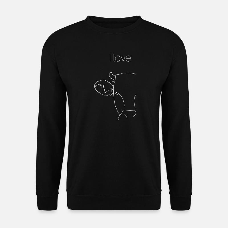 Cows, I love the - Unisex Sweatshirt - black