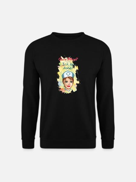 Gute Pflege? Ich bin dabei als Pflegekraft - Unisex Pullover - Schwarz