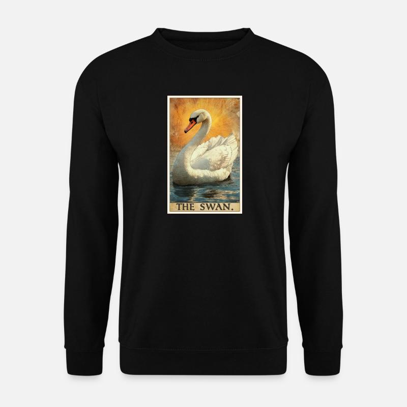 Swans Swan - Unisex Sweatshirt - black