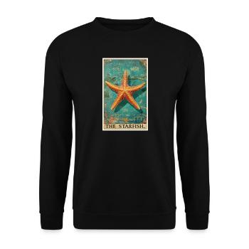 Starfish Starfish - Unisex Sweatshirt - black - Front - Alina (178cm) & Michal (187cm)