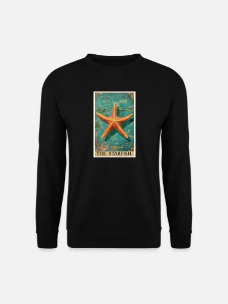 Seesterne Seestern - Unisex Pullover - Schwarz
