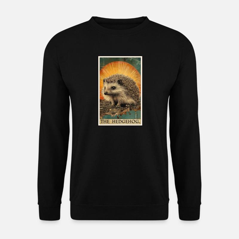 Hérisson - Sweat-shirt Unisexe - noir