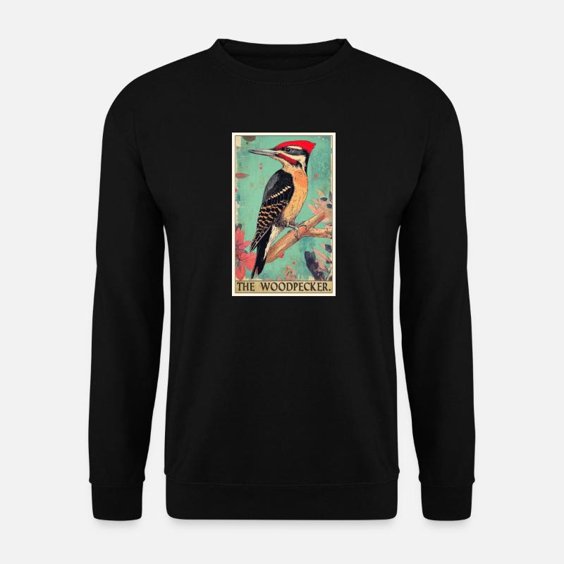 Spechte Specht - Unisex Pullover - Schwarz