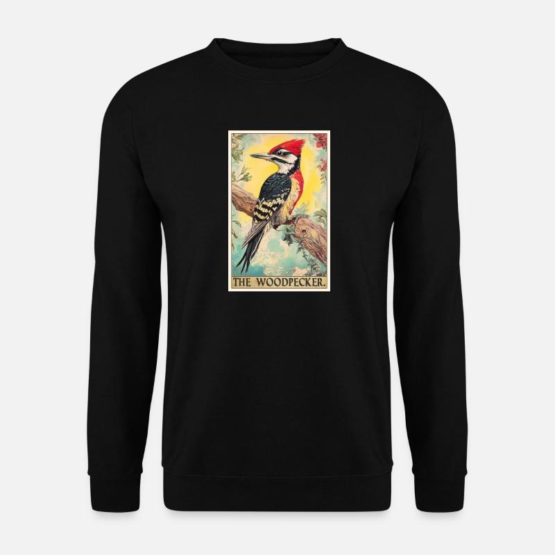 Spechte Specht - Unisex Pullover - Schwarz