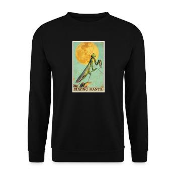 Gottesanbeterinnen Gottesanbeterin - Unisex Pullover - Schwarz - Vorne - Alina (178cm) & Michal (187cm)