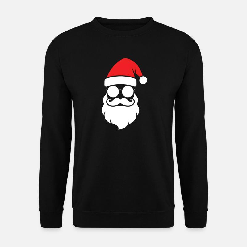 Cool Xmas Santa Look - Unisex Sweatshirt - black