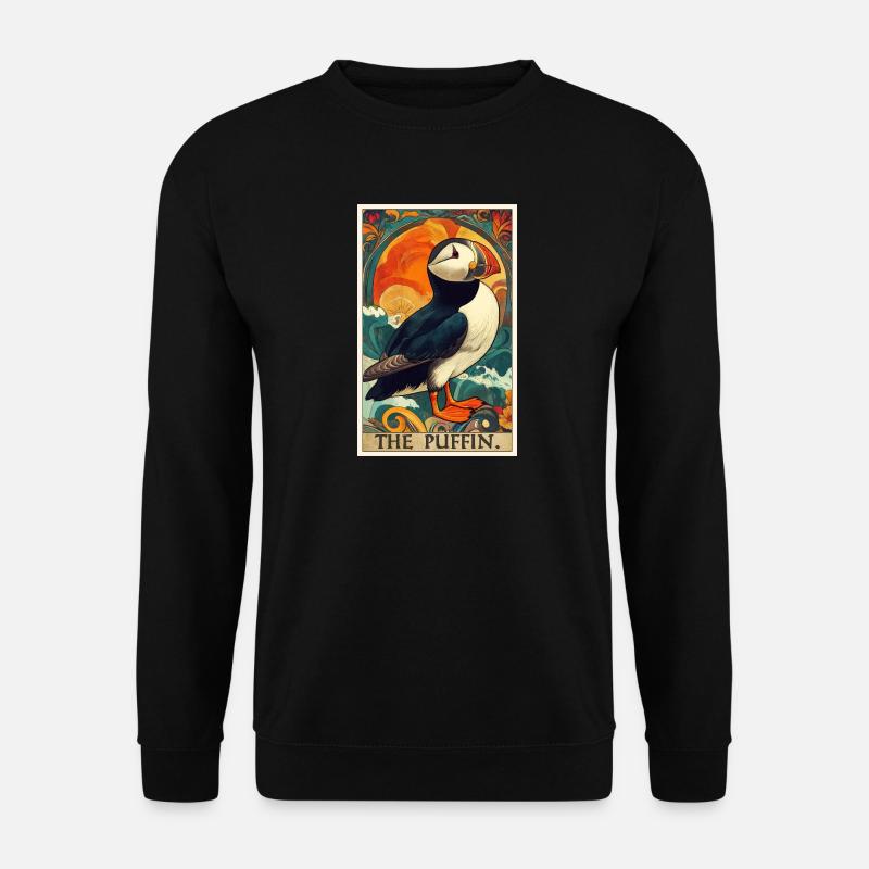 Puffin Papageientaucher - Unisex Pullover - Schwarz