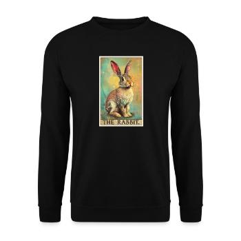 Bunny Bunny - Unisex Sweatshirt - black - Front - Alina (178cm) & Michal (187cm)