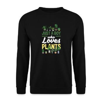 Garten- Und Pflanzenliebhaber Geschenke - Unisex Pullover - Schwarz - Vorne - Alina (178cm) & Michal (187cm)