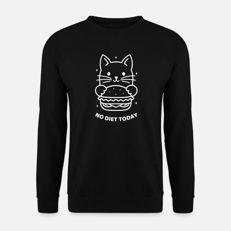 No Diet Today - Unisex Sweatshirt - black