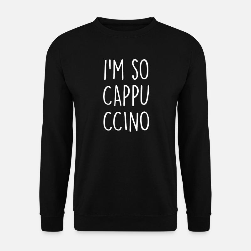 Cappuccino - Unisex Sweatshirt - black
